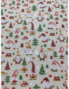 Tissu coton, idéal pour la confection d'emballage cadeaux, sacs, patchwork