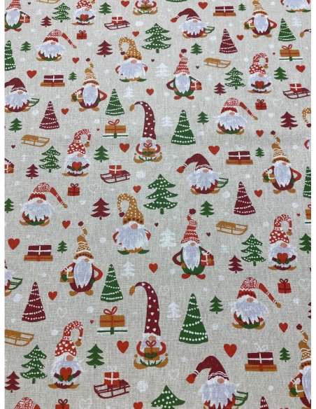 Tissu coton, idéal pour la confection d'emballage cadeaux, sacs, patchwork