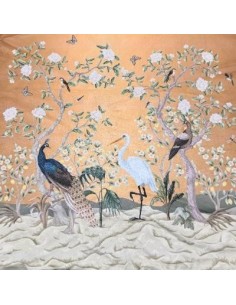 carré, jacquard, coussin, sac, animaux,licorne