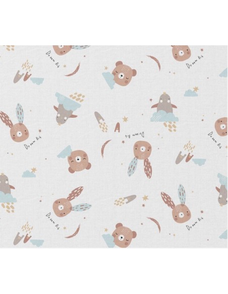 coton, cotonnade, enfants,ours,tente,animaux forêt…