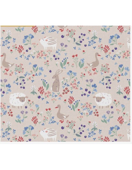 coton, cotonnade, enfants,ours,tente,animaux forêt…