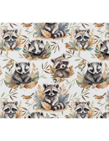 coton, cotonnade, enfants,ours,tente,animaux forêt…