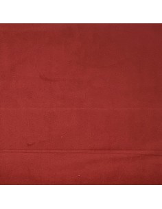 Velour lisse rouge pour la confection de sac,coussin,canapé,fauteuil,rideaux…