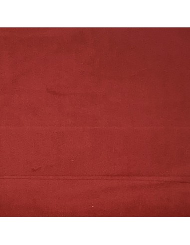 Velour lisse rouge pour la confection de sac,coussin,canapé,fauteuil,rideaux…
