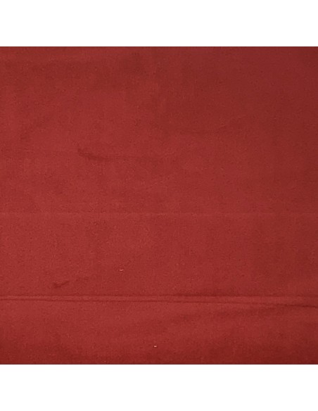 Velour lisse rouge pour la confection de sac,coussin,canapé,fauteuil,rideaux…