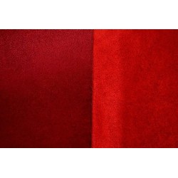suedine rouge-bordeaux