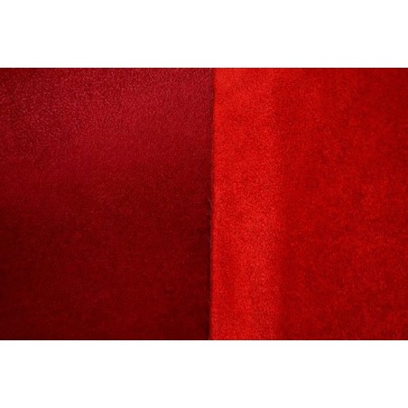 suedine rouge-bordeaux