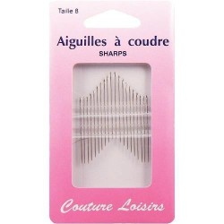 aiguilles à coudre sharps taille 8
