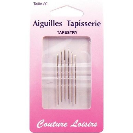 aiguilles tapisserie taille 20
