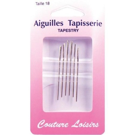 aiguilles tapisserie taille 18