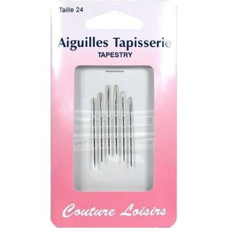 aiguilles tapisserie taille 24