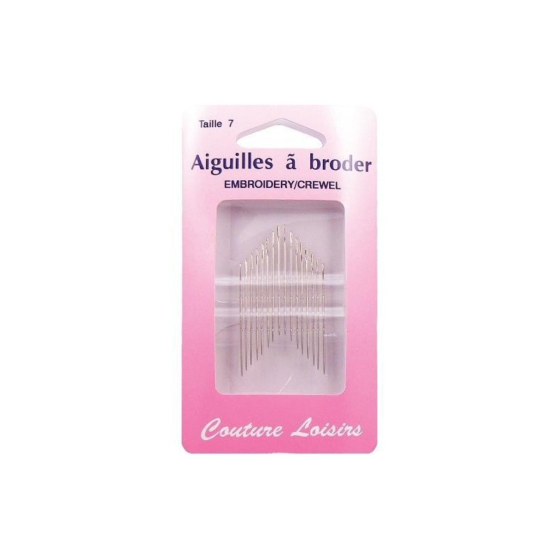 aiguilles à broder taille 7
