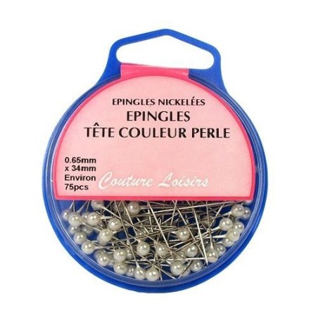 épingles tete perle