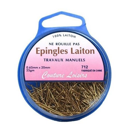 épingles laiton