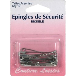 épingles de sècurité tailles assorties