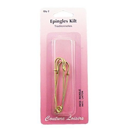 épingles kilt laiton