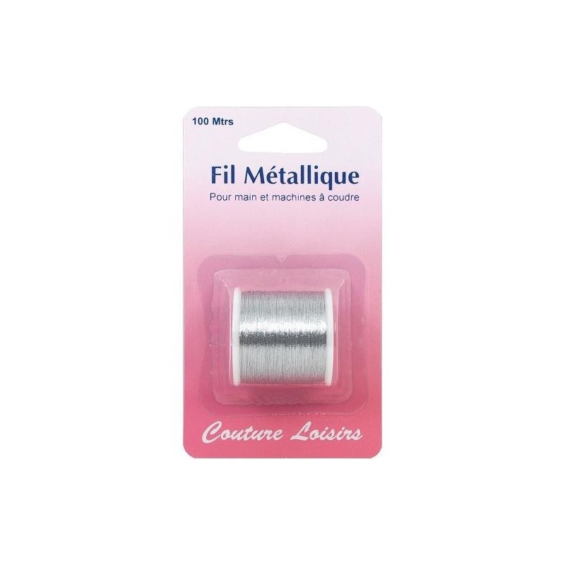 fil métallique argenté