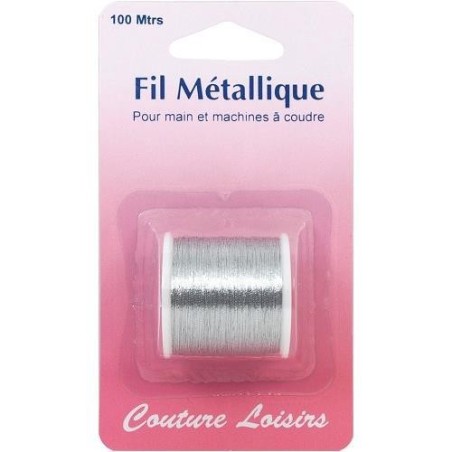 fil métallique argenté