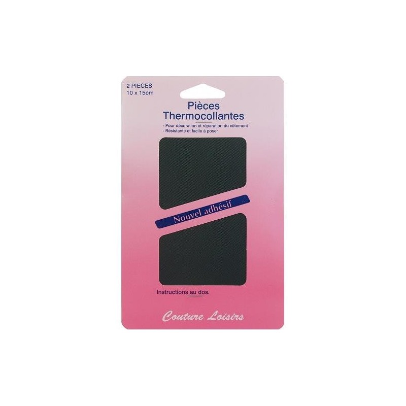 pièces thermocollantes vert sapin