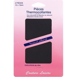 pièces thermocollantes taupe