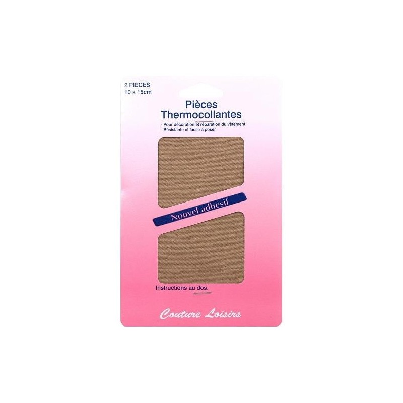 pièces thermocollantes beige