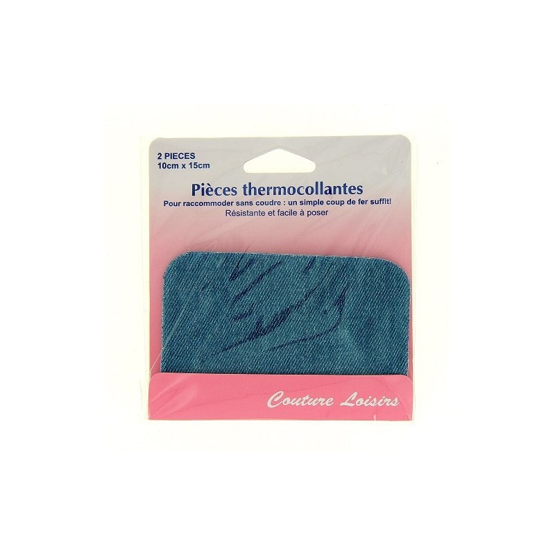 pièces thermocollantes jeans clair
