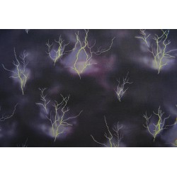 Tissu orage violet.