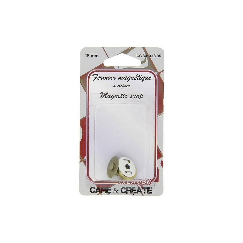 Fermoir magnétique attache parisienne LAITON