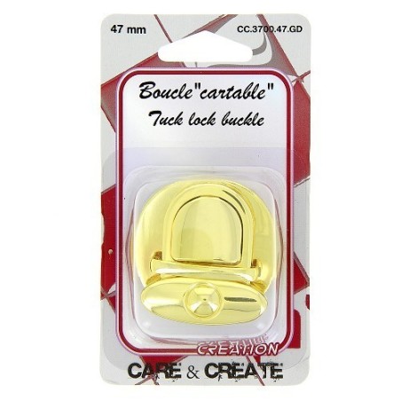 Boucle cartable 47 mm or.