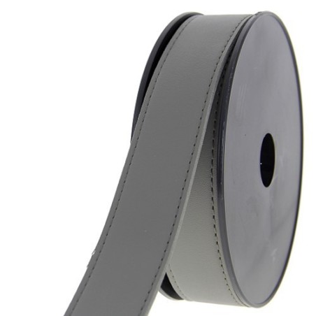 SANGLE SIMILI CUIR GRISE