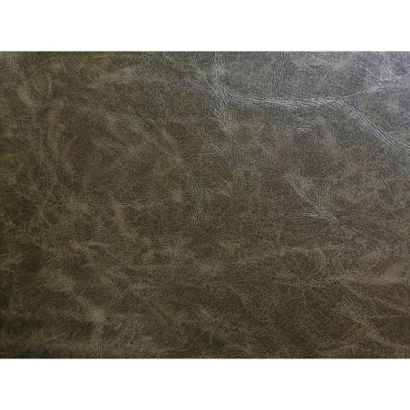 Simili cuir vieilli kaki