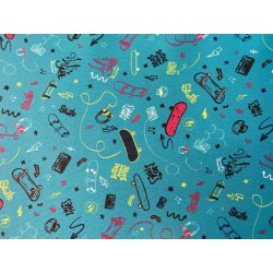 PUL skate - TISSU IMPERMÉABLE