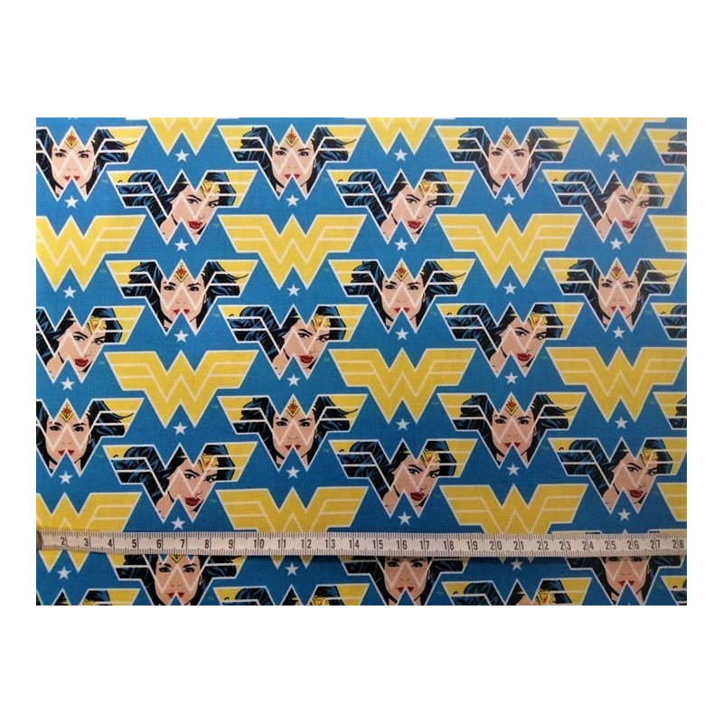 Wonder Woman fond bleu