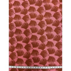 COTON 150 - Feuilles de palmier marrons