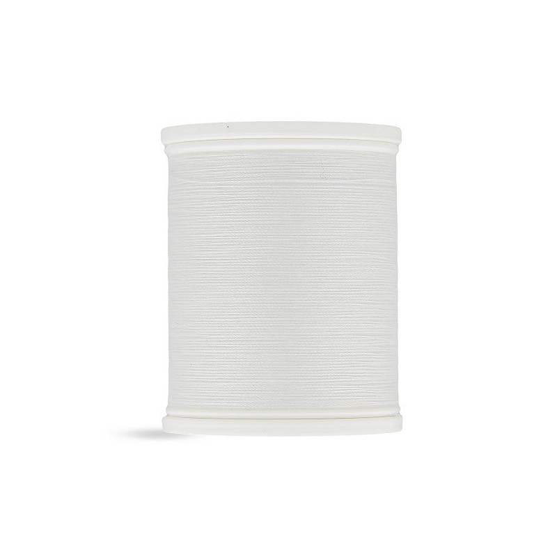 Fil polyester 500m blanc