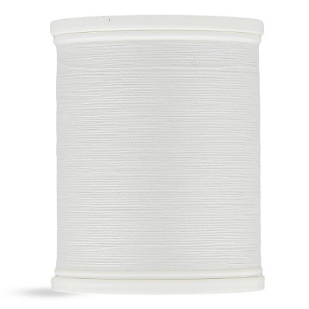 Fil polyester 500m blanc