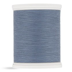 Fil polyester 500m gris bleu