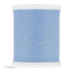 Fil polyester 500m bleu ciel