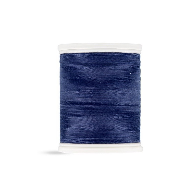 Fil polyester 500m bleu marine
