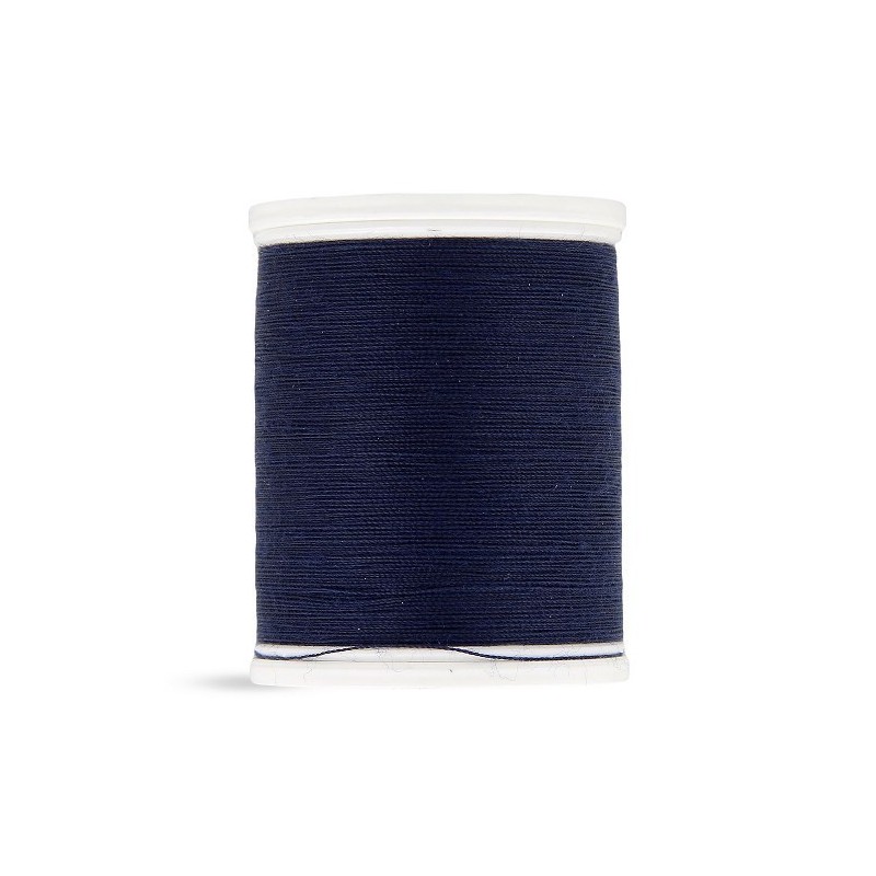 Fil polyester 500m bleu nuit