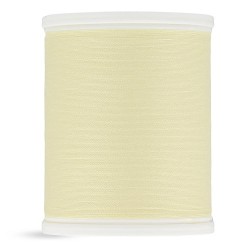Fil polyester 500m jaune pastel