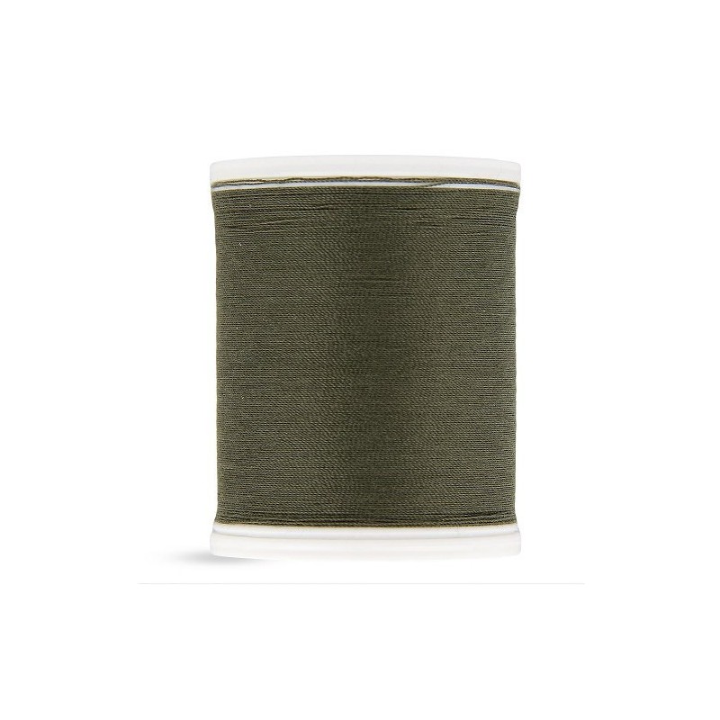 Fil polyester 500m kaki foncé