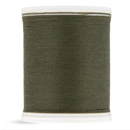 Fil polyester 500m kaki foncé