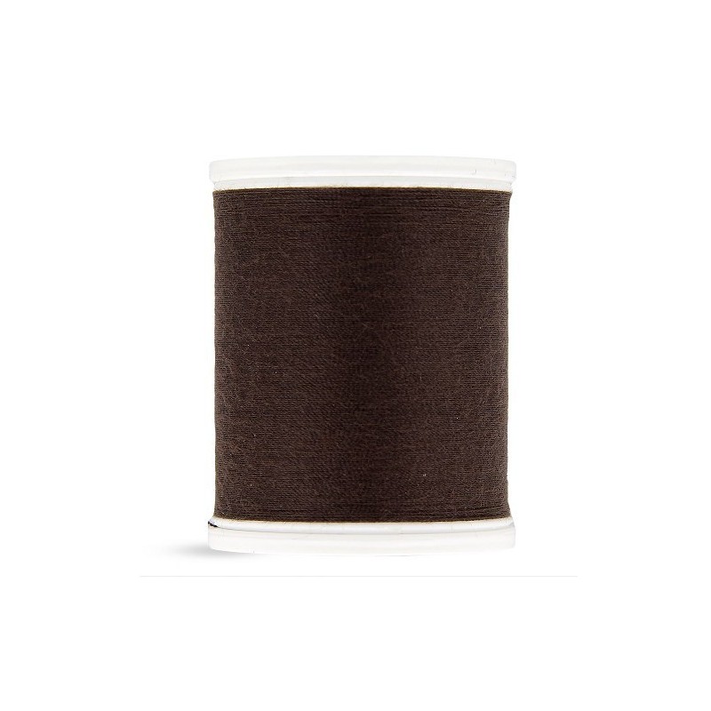 Fil polyester 500m marron