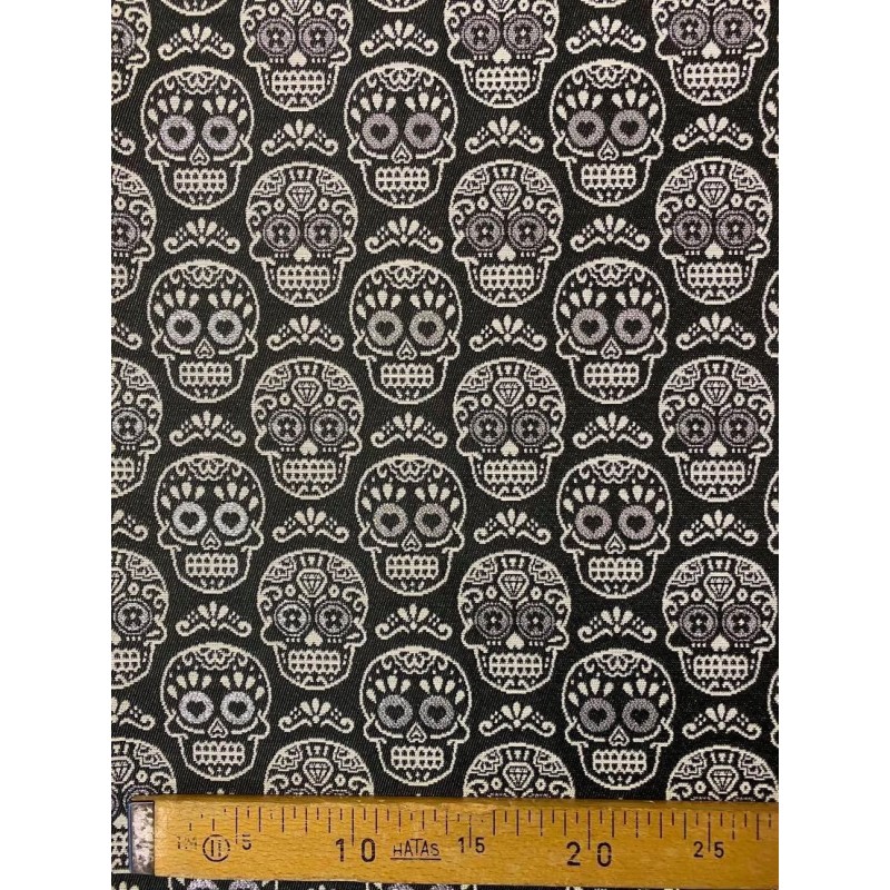 TÊTES DE MORT MEXICAINES ARGENTÉES