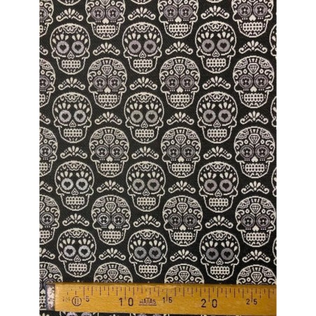 TÊTES DE MORT MEXICAINES ARGENTÉES