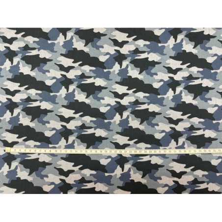 COTON 150 - Camouflage bleu