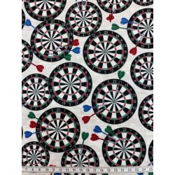 PATCH - Fléchettes fond blanc