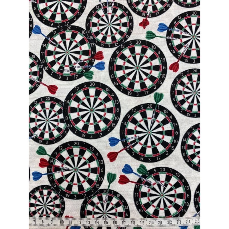 PATCH - Fléchettes fond blanc