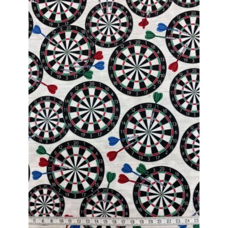 PATCH - Fléchettes fond blanc